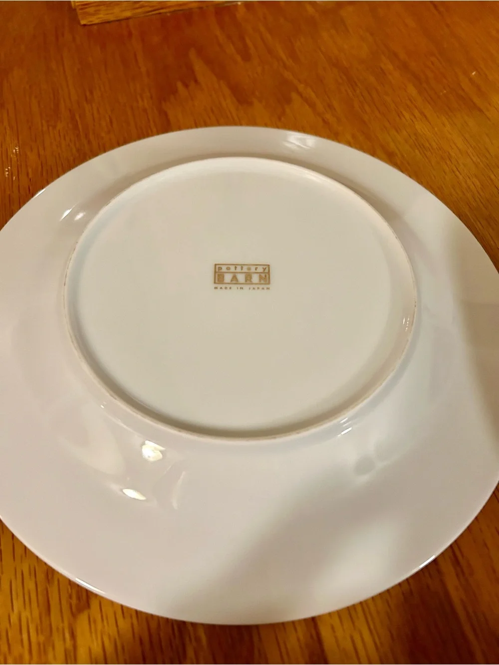 Pottery Barn “Poetry Fruit” salad or desert ceramic plates 8 1/2” diameter